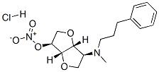 CAS 登录号：81786-39-2， [(1S,2S,5R,6S)-6-(甲基-(3-苯基丙基)氨基)-4,8-二氧杂双环[3.3.0]辛-2-基]硝酸酯盐酸盐