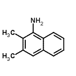 结构式 CAS# 81824-67-1, 2,3-二甲基-1-萘胺