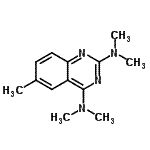 CAS 登录号：819082-09-2， N,N,N',N',6-五甲基-2,4-喹唑啉二胺