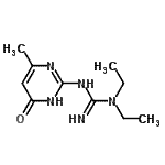 CAS#: 819804-17-6， 1,1-Diethyl-3-(4-methyl-6-oxo-1,6-dihydro-2-pyrimidinyl)guanidine