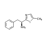 CAS 登录号：820207-79-2， (1S)-1-(5-甲基-1,3-噻唑-2-基)-2-苯基乙胺
