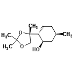 CAS 登录号：820208-73-9， (1R,2R,5R)-5-甲基-2-[(4R)-2,2,4-三甲基-1,3-二氧戊环-4-基]环己醇