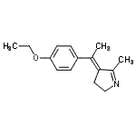 CAS 登录号：820213-27-2， (4E)-4-[1-(4-乙氧基苯基)亚乙基]-5-甲基-3,4-二氢-2H-吡咯