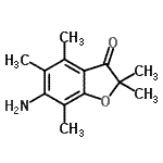 CAS 登录号：820257-75-8， 6-氨基-2,2,4,5,7-五甲基-1-苯并呋喃-3(2H)-酮