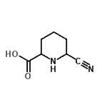 CAS 登录号：82052-95-7， 6-氰基-2-哌啶羧酸