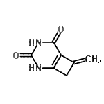 CAS 登录号：82157-94-6， 7-亚甲基-2,4-二氮杂双环[4.2.0]辛-1(6)-烯-3,5-二酮