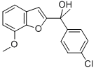 CAS 登录号：82158-35-8， alpha-(4-氯苯基)-7-甲氧基-alpha-甲基-2-苯并呋喃甲醇