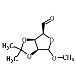 CAS 登录号：821792-69-2， 甲基3,4-O-异亚丙基-D-阿拉伯糖-戊二醛-5,2-呋喃糖苷