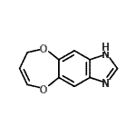 CAS 登录号：82182-84-1， 1H,6H-[1,4]二氧杂卓并[2,3-f]苯并咪唑