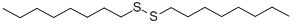 结构式 CAS# 822-27-5, 二辛基二硫醚
