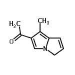 CAS 登录号：82217-97-8， 1-(7-甲基-3H-吡咯里嗪-6-基)乙酮