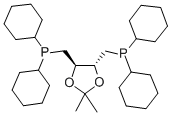 CAS 登录号：82239-68-7， 二环己基-[[(4R,5R)-5-(二环己基膦基甲基)-2,2-二甲基-1,3-二氧戊环-4-基]甲基]膦