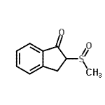 CAS 登录号：823221-68-7， 2-(甲基亚磺酰)-1-茚满酮