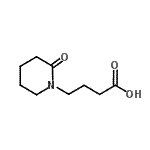 CAS 登录号：82360-26-7， 4-(2-氧代-1-哌啶基)丁酸
