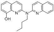 CAS 登录号：82361-90-8， N-丁基-2,2'-亚氨基-二(8-羟基喹啉)