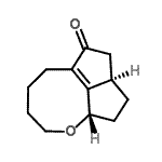 CAS 登录号：823792-09-2， (7aR,9aS)-3,4,5,7,7a,8,9,9a-八氢戊搭烯o[1,6-Bc]氧杂环辛三烯-6(2H)-酮