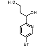 CAS#: 823806-43-5， 1-(5-Bromo-2-pyridinyl)-1-butanol