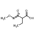 CAS 登录号：82385-72-6， 2-[(Z)-甲氧基-氧偶氮基]丁酸
