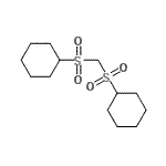 CAS 登录号：82386-41-2， 1,1'-(亚甲基二磺酰基)二环己烷