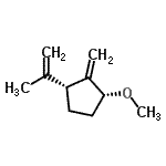 CAS#: 824391-12-0， (1R,3R)-1-Isopropenyl-3-methoxy-2-methylenecyclopentane