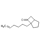 CAS 登录号：824431-35-8， 5-(5-己烯-1-基)双环[3.2.0]庚烷-6-酮