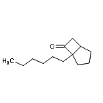 CAS#: 824431-38-1， 5-Hexylbicyclo[3.2.0]heptan-6-one