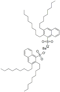 CAS 登录号：82446-58-0， 碱性二壬基萘磺酸钡盐