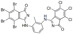 CAS#: 82457-15-6， 4,5,6,7-Tetrabromo-3-[[2-Methyl-3-[(4,5,6,7-Tetrachloro-1-Oxo-1H-Isoindol-3-Yl)Amino]Phenyl]Amino]-1H-Isoindol-1-One