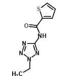 CAS 登录号：824945-04-2， N-(2-乙基-2H-四唑-5-基)-2-噻吩甲酰胺