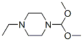 CAS 登录号：82502-65-6， 1-(二甲氧基甲基)-4-乙基-哌嗪