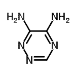 CAS 登录号：82553-58-0， 1,2,4-三嗪-5,6-二胺