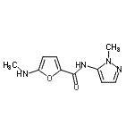 CAS#: 826991-19-9， 5-(Methylamino)-N-(1-methyl-1H-pyrazol-5-yl)-2-furamide