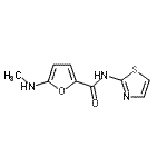 CAS#: 826991-22-4， 5-(Methylamino)-N-(1,3-thiazol-2-yl)-2-furamide