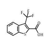 CAS 登录号：826995-51-1， 3-(三氟甲基)-1-苯并噻吩-2-羧酸