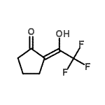 CAS#: 82726-78-1， (2Z)-2-(2,2,2-Trifluoro-1-hydroxyethylidene)cyclopentanone
