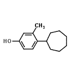 CAS 登录号：828288-75-1， 4-环庚基-3-甲基苯酚