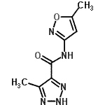 CAS#: 828297-94-5， 5-Methyl-N-(5-methyl-1,2-oxazol-3-yl)-2H-1,2,3-triazole-4-carboxamide