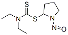 CAS 登录号：82846-54-6， N,N-二乙基-1-(1-亚硝基吡咯烷-2-基)巯基-硫代甲酰胺