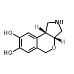 CAS 登录号：82909-68-0， (3aR,9bR)-1,2,3,3a,5,9b-六氢异苯并吡喃并[3,4-c]吡咯-7,8-二醇