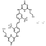 CAS 登录号：82944-33-0， 二钠2,2'-[(E)-1,2-乙烯二基]二[5-({4-[(2-羟基乙基)氨基]-6-氧代-1,6-二氢-1,3,5-三嗪-2-基}氨基)苯磺酸酯]