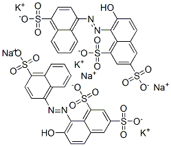 CAS#: 83006-79-5， 7-Hydroxy-8-[(4-Sulpho-1-Naphthyl)Azo]Naphthalene-1,3-Disulphonic Acid, Potassium Sodium Salt