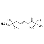 CAS 登录号：83040-92-0， (5E)-8-羟基-2,2,8-三甲基-5,9-癸二烯-3-酮