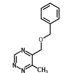CAS 登录号：831218-49-6， 5-[(苄氧基)甲基]-6-甲基-1,2,4-三嗪