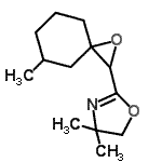 CAS 登录号：831224-99-8， 4,4-二甲基-2-(5-甲基-1-氧杂螺[2.5]辛-2-基)-4,5-二氢-1,3-恶唑
