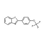 CAS 登录号：831242-63-8， 2-[4-(三氟甲氧基)苯基]-1,3-苯并噻唑