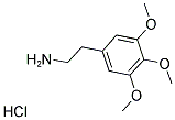 结构式 CAS# 832-92-8, 麦司卡林盐酸盐