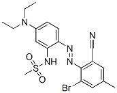 CAS 登录号：83249-53-0， N-[2-[(2-溴-6-氰基对甲苯基)偶氮]-5-(二乙胺)苯基]甲烷磺酰胺