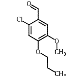 CAS 登录号：832677-76-6， 2-氯-5-甲氧基-4-丙氧基苯甲醛