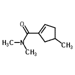 CAS 登录号：83283-04-9， N,N,4-三甲基-1-环戊烯-1-甲酰胺