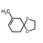 CAS 登录号：83313-55-7， 7-甲基-1,4-二氧杂螺[4.5]癸-7-烯